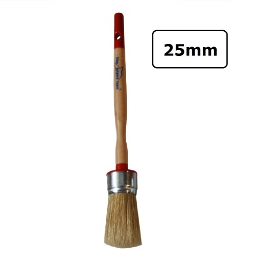 Reparatieset Decoproyec Spuitkurk en Kurkverf : Ronde Penseel 25mm