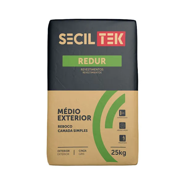 REDUR MÉDIO EXTERIOR – Waterafstotende cementeringsmortel voor binnen- en buitenmuren – grijs – 25 kg (60)