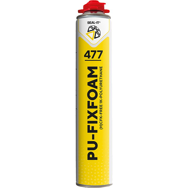 Seal-it 477 PU-FIXFOAM montage en isolatieschuim - alle plaatmaterialen / panelen - PUR - 750ml [12]