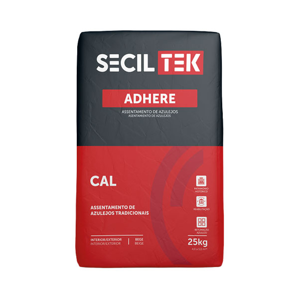 Seciltek ADHERE CAL FX - Tegellijm en Voegmortel - kalk - 25kg (60)