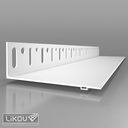Installatieprofiel Sokkelprofiel kit PVC - 160mm - 2m